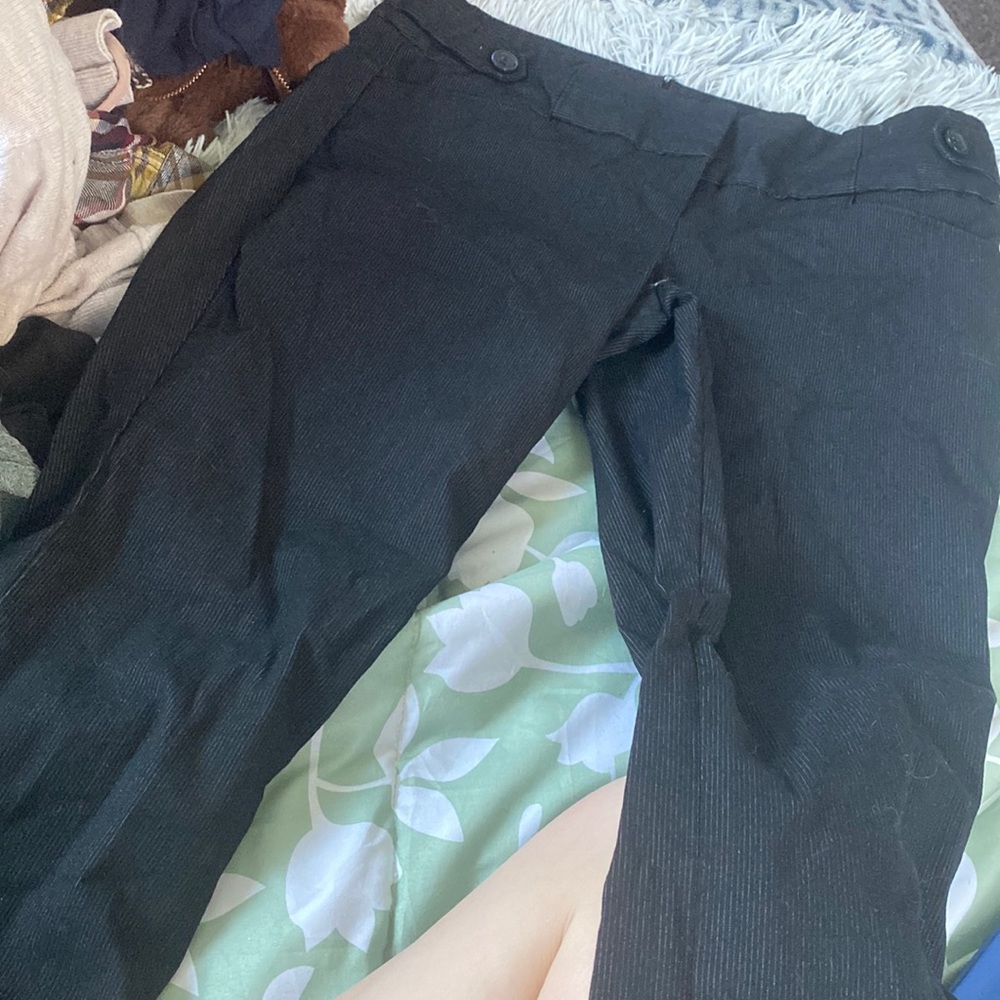 black slacks